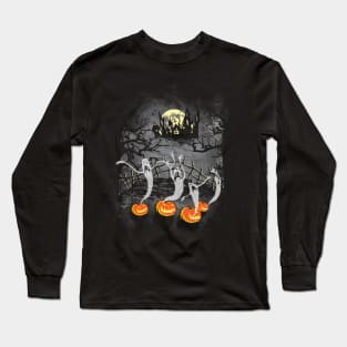 Ghosts Of Halloween Long Sleeve T-Shirt